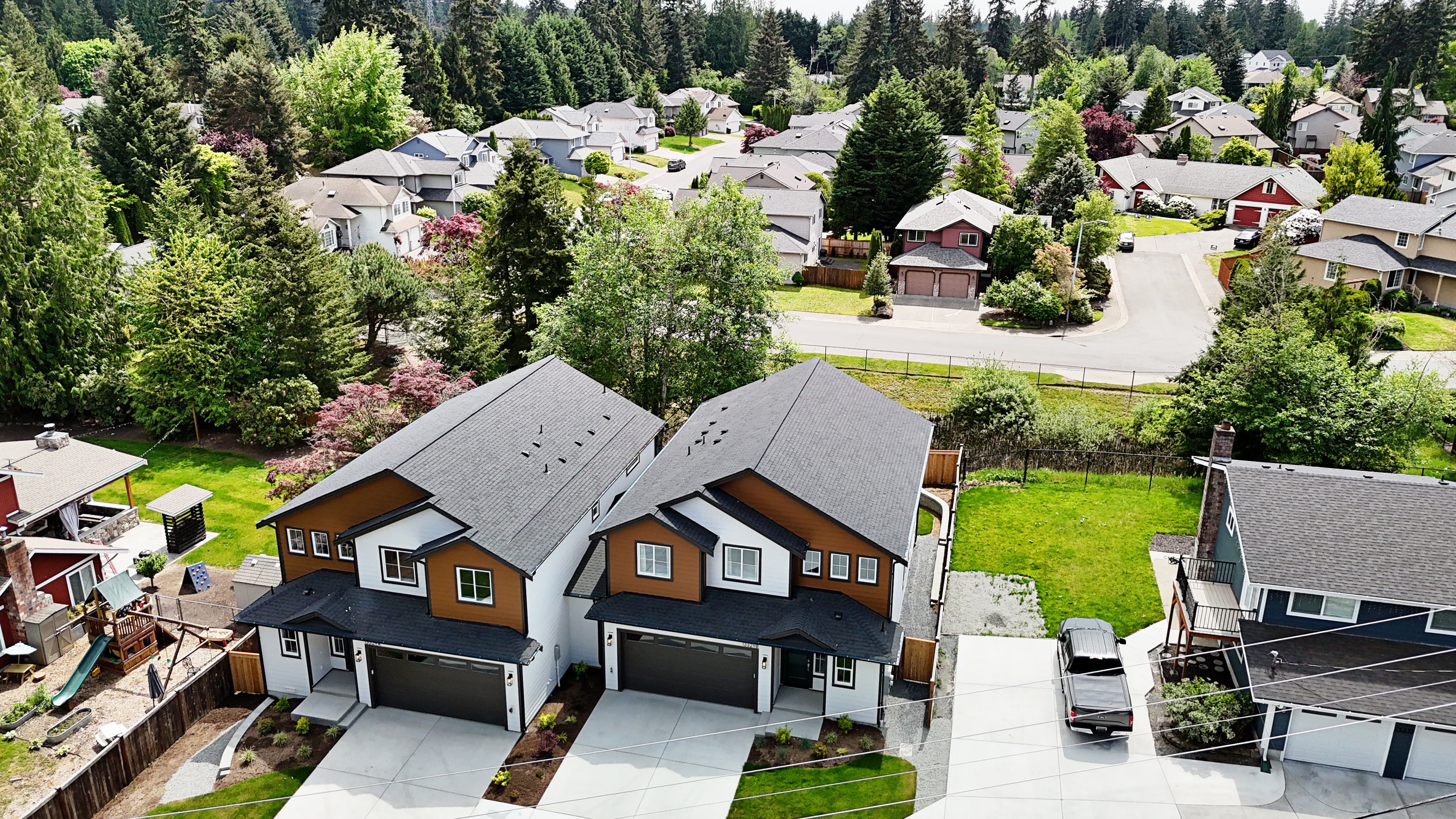 Aerial View at Unit B - 13329 Seattle Hill RD 98296 
