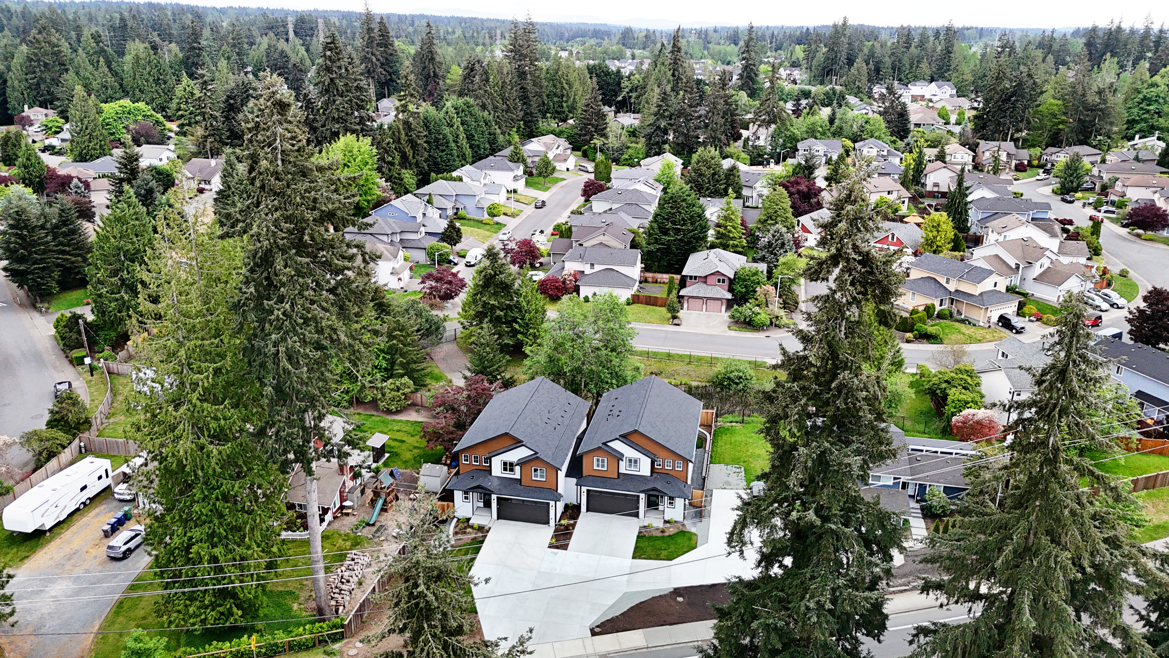 Aerial View at Unit B - 13329 Seattle Hill RD 98296 
