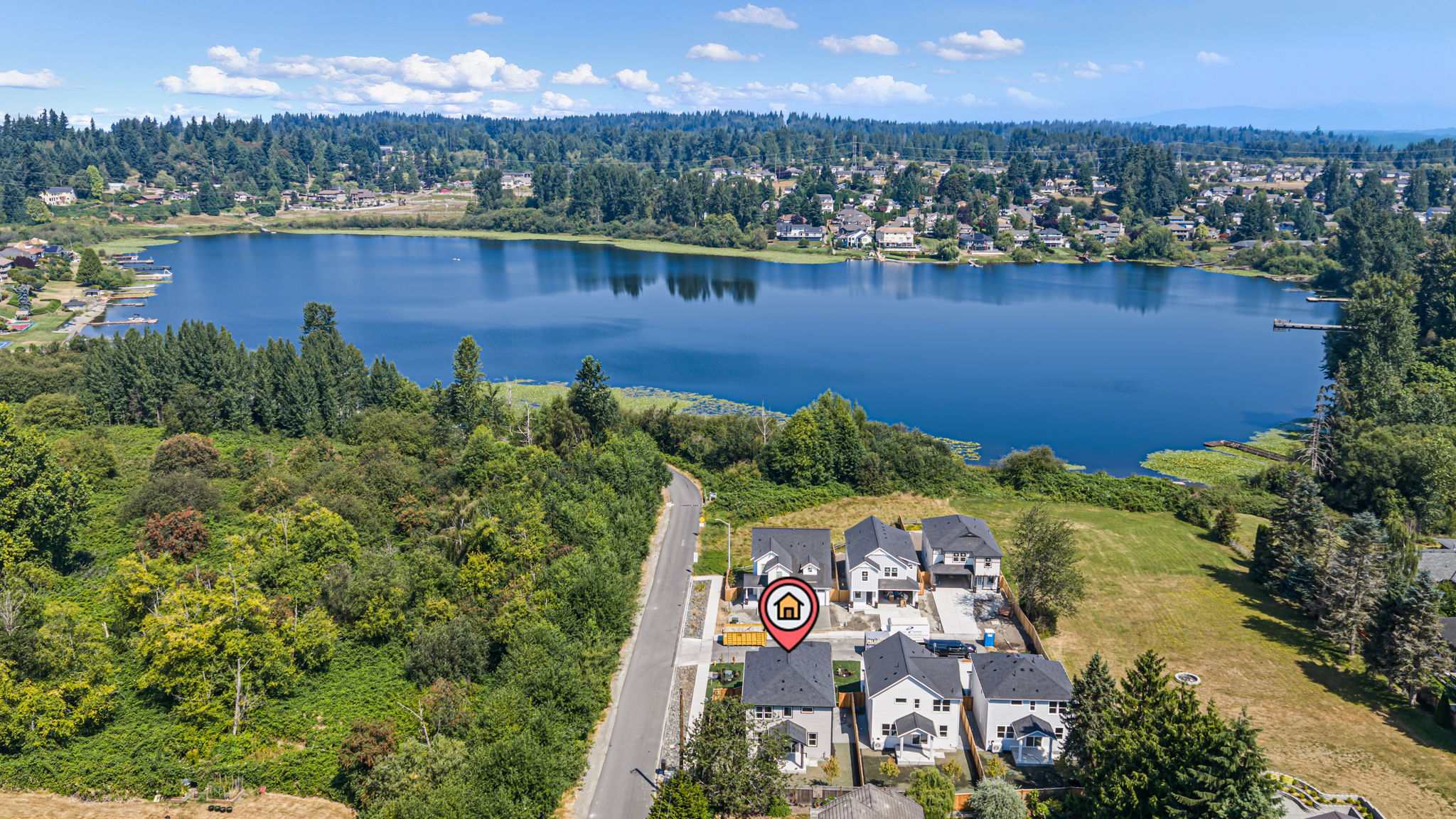 Aerial View at Lot 1 - 1311 Ave A, Snohomish, WA 98290