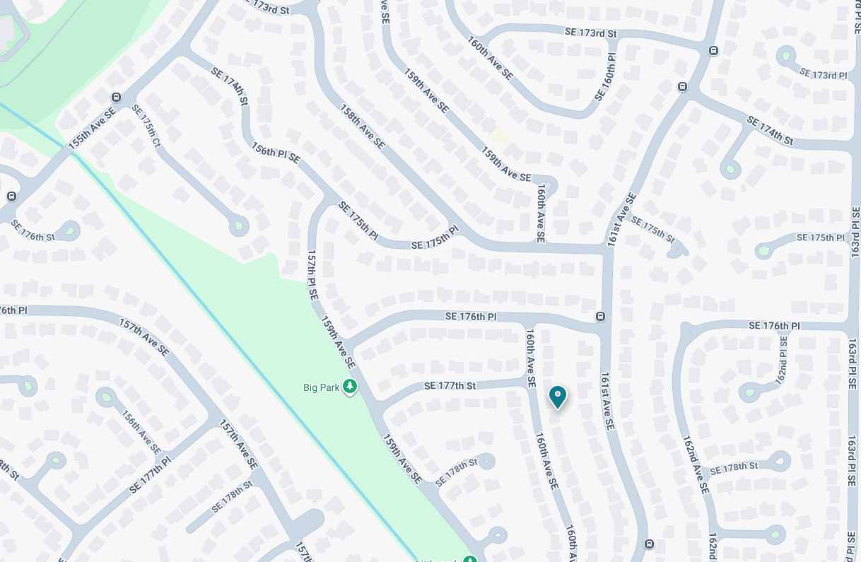 MAP - 17714 160th Avenue SE Renton, WA 98058