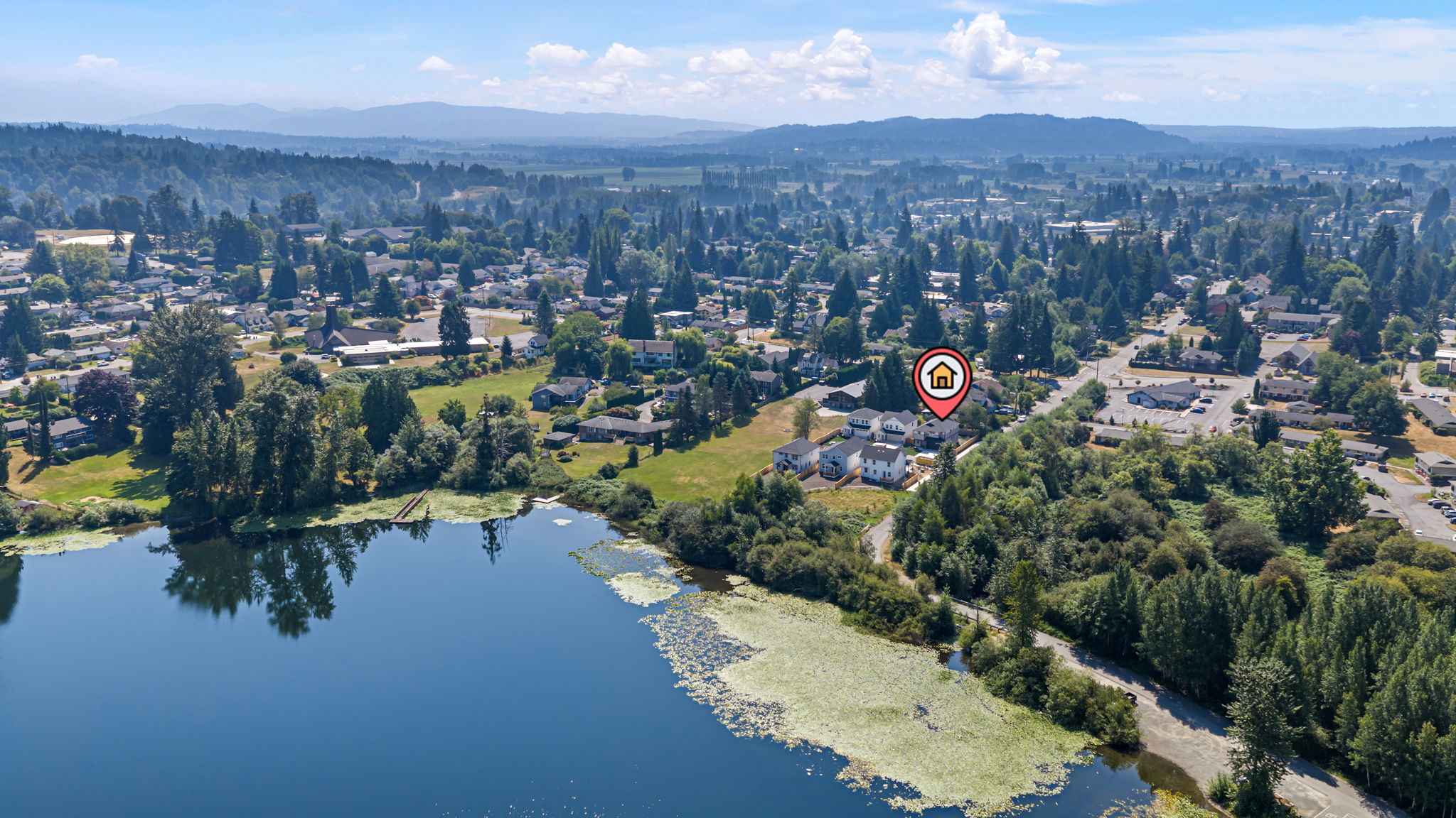 Aerial View at Lot 1 - 1311 Ave A, Snohomish, WA 98290