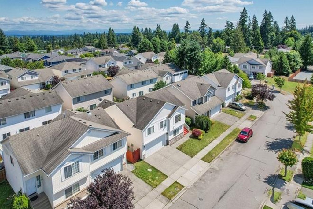 Aerial View at 17625 12th Pl W Lynnwood 98037