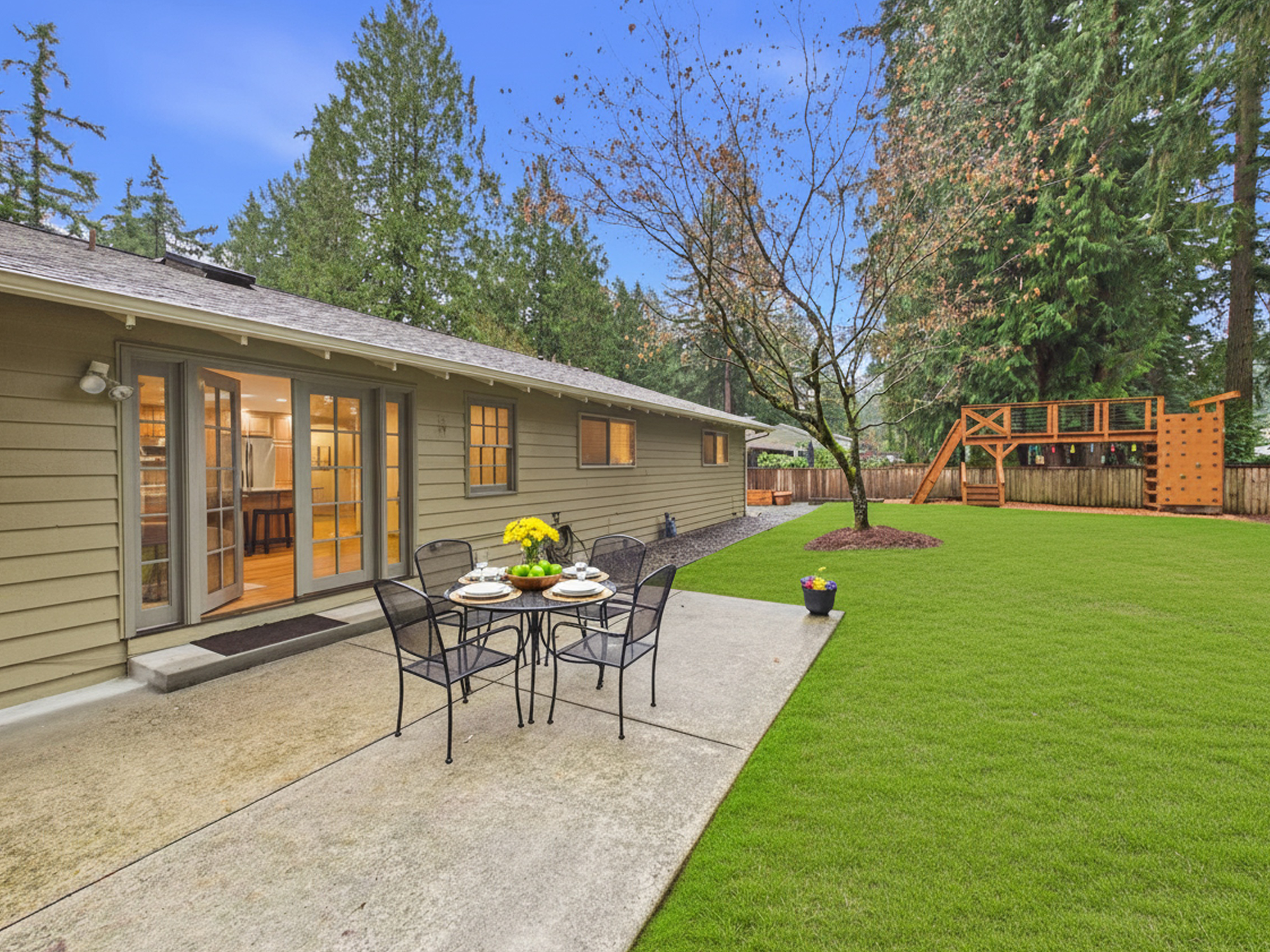 Patio Area at 18903 NE 165th St, Woodinville, WA 98072