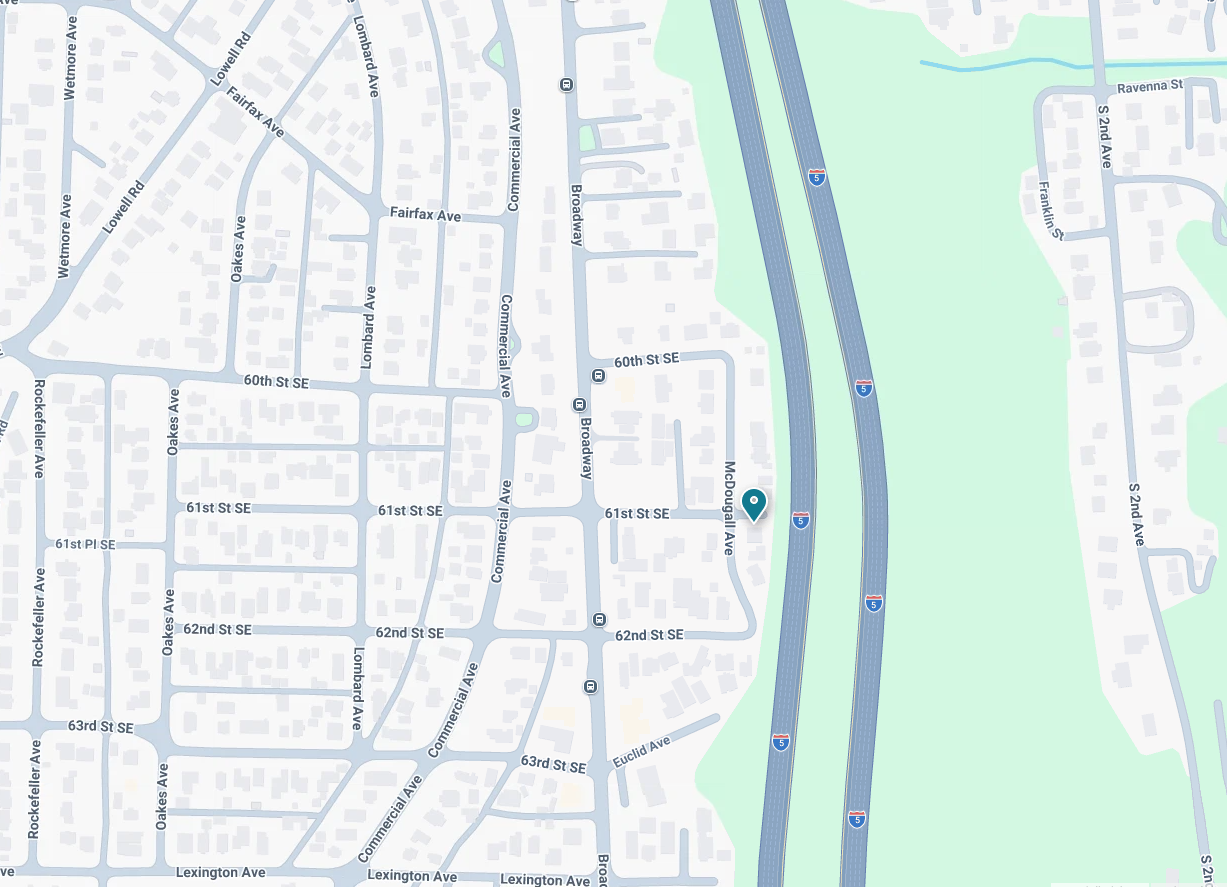MAP - 6101 McDougal Avenue Everett, WA 98203