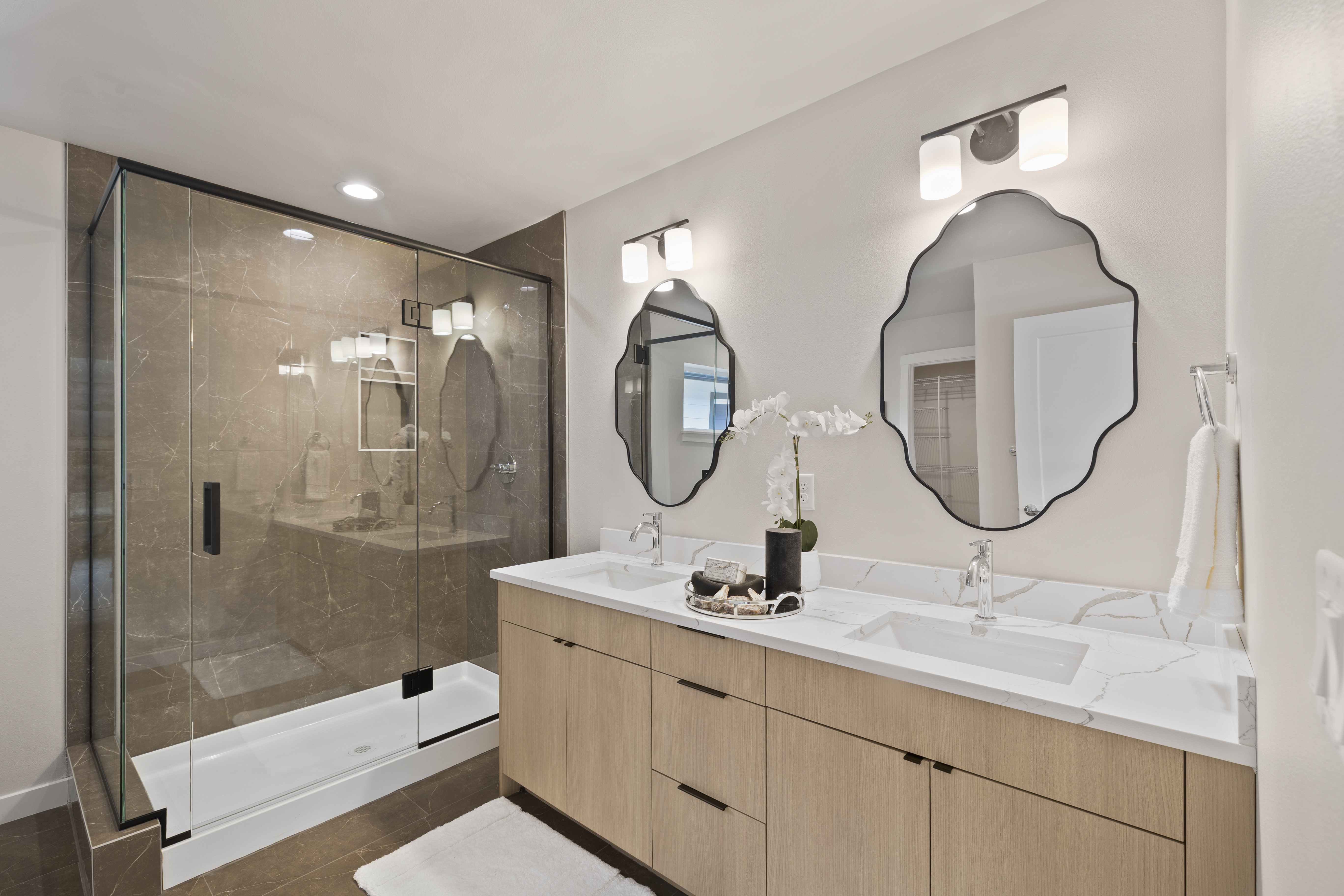 Primary Bathroom at Unit B - 13329 Seattle Hill RD 98296 