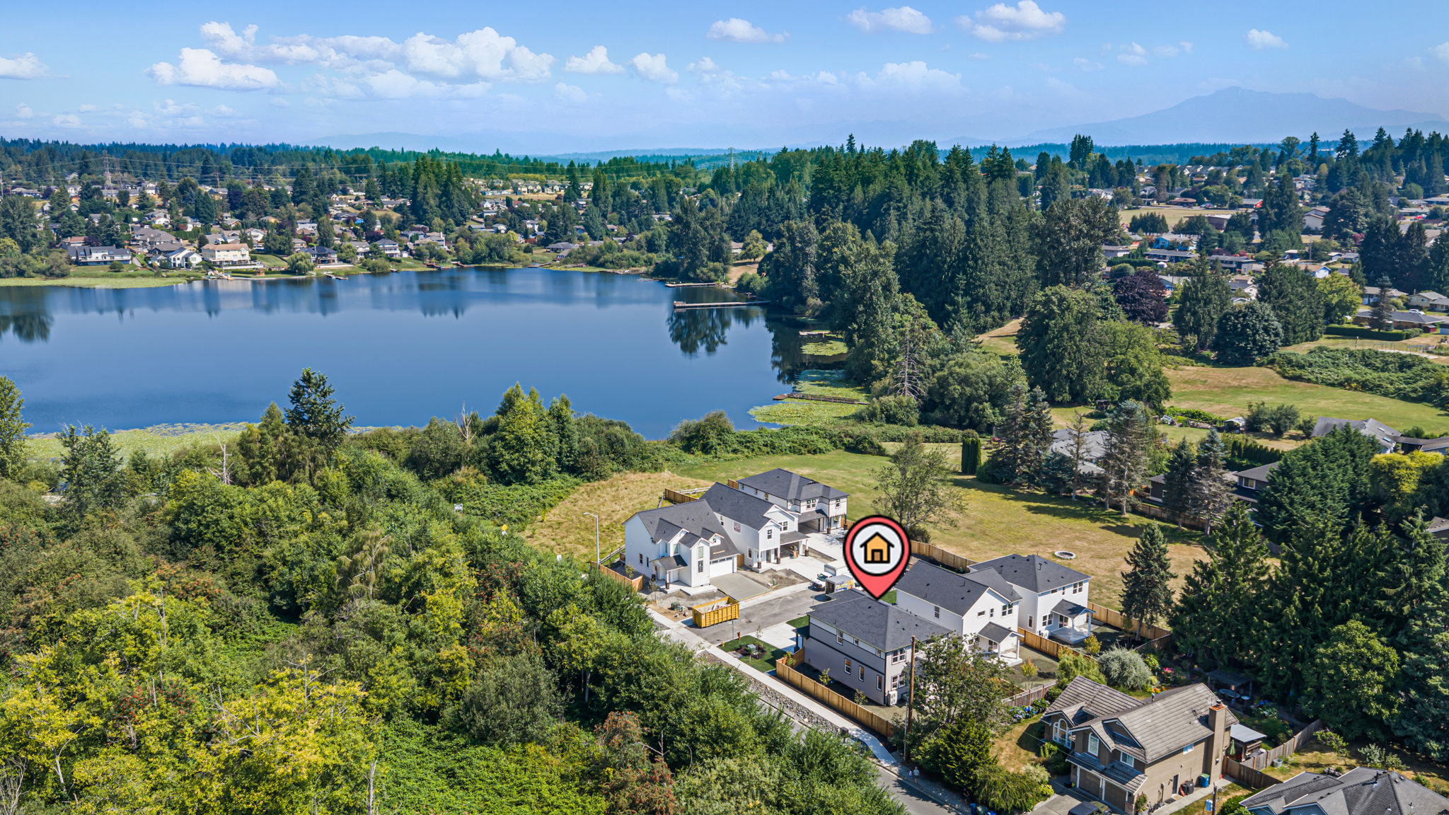 Aerial View at Lot 1 - 1311 Ave A, Snohomish, WA 98290