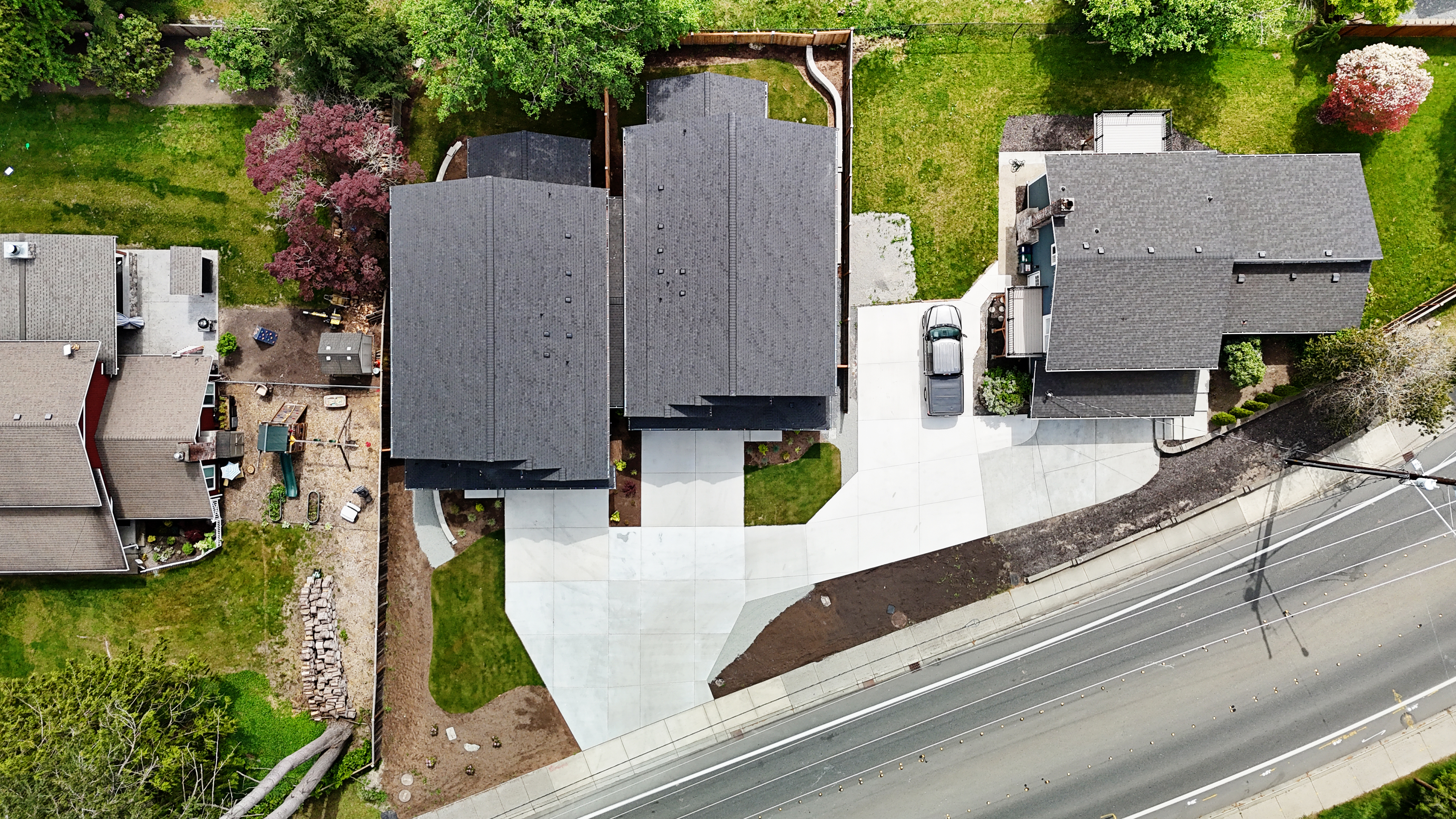 Aerial View at Unit B - 13329 Seattle Hill RD 98296 