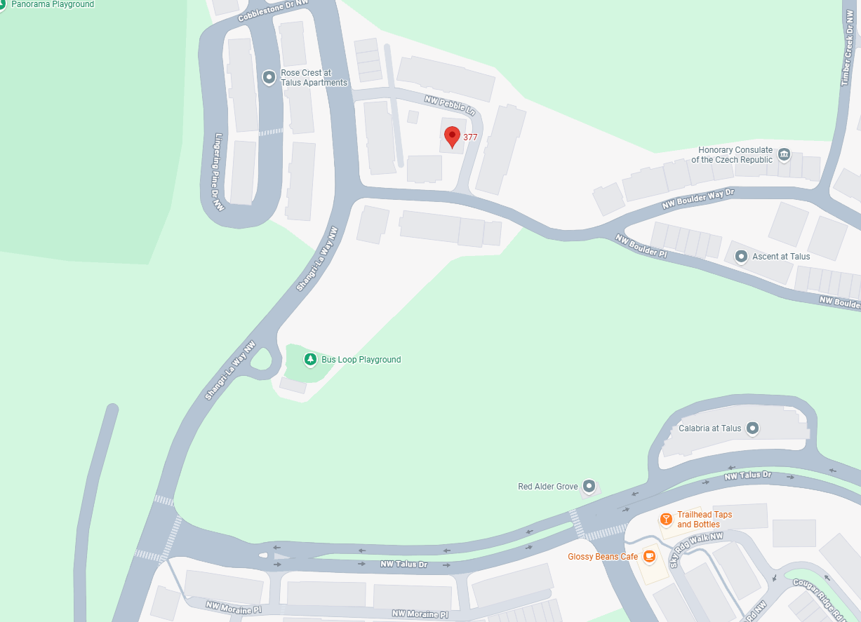 MAP - 377 NW Pebble Lane Issaquah, WA 98027