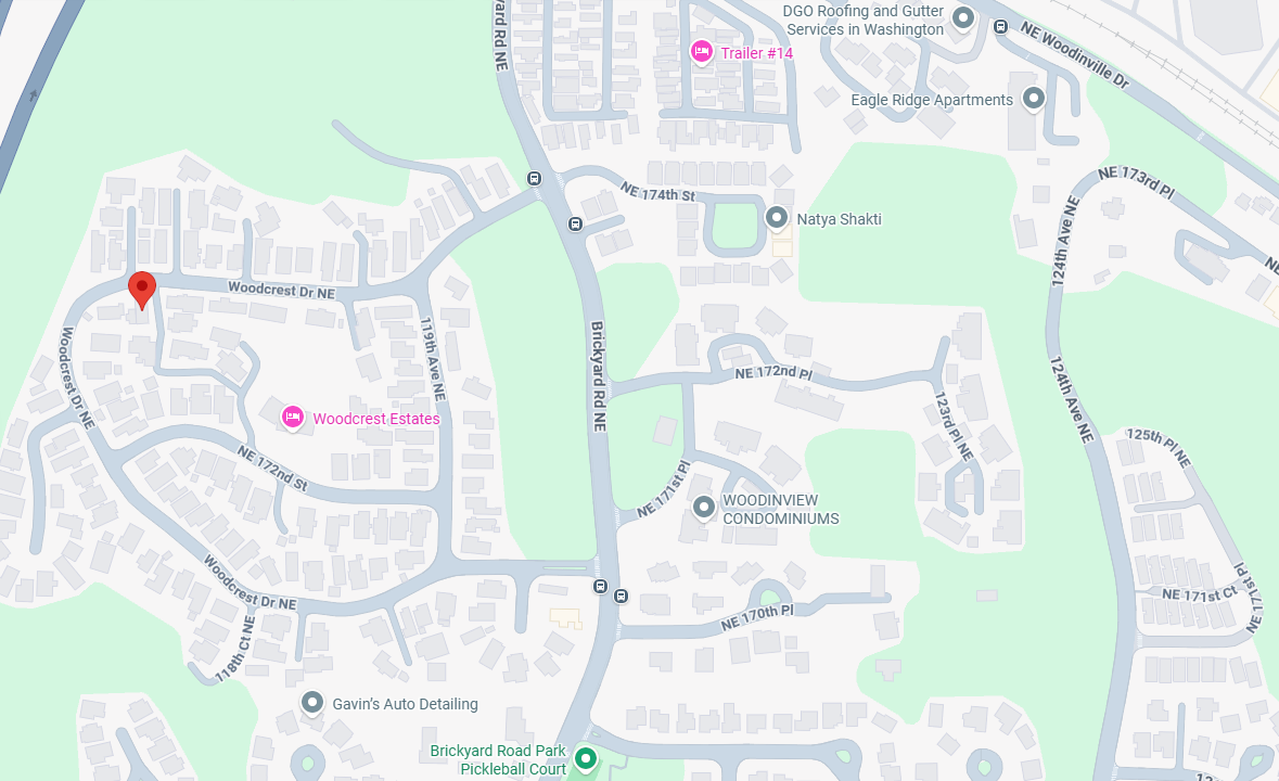 MAP - 17308 Woodcrest Drive NE Bothell, WA 98011