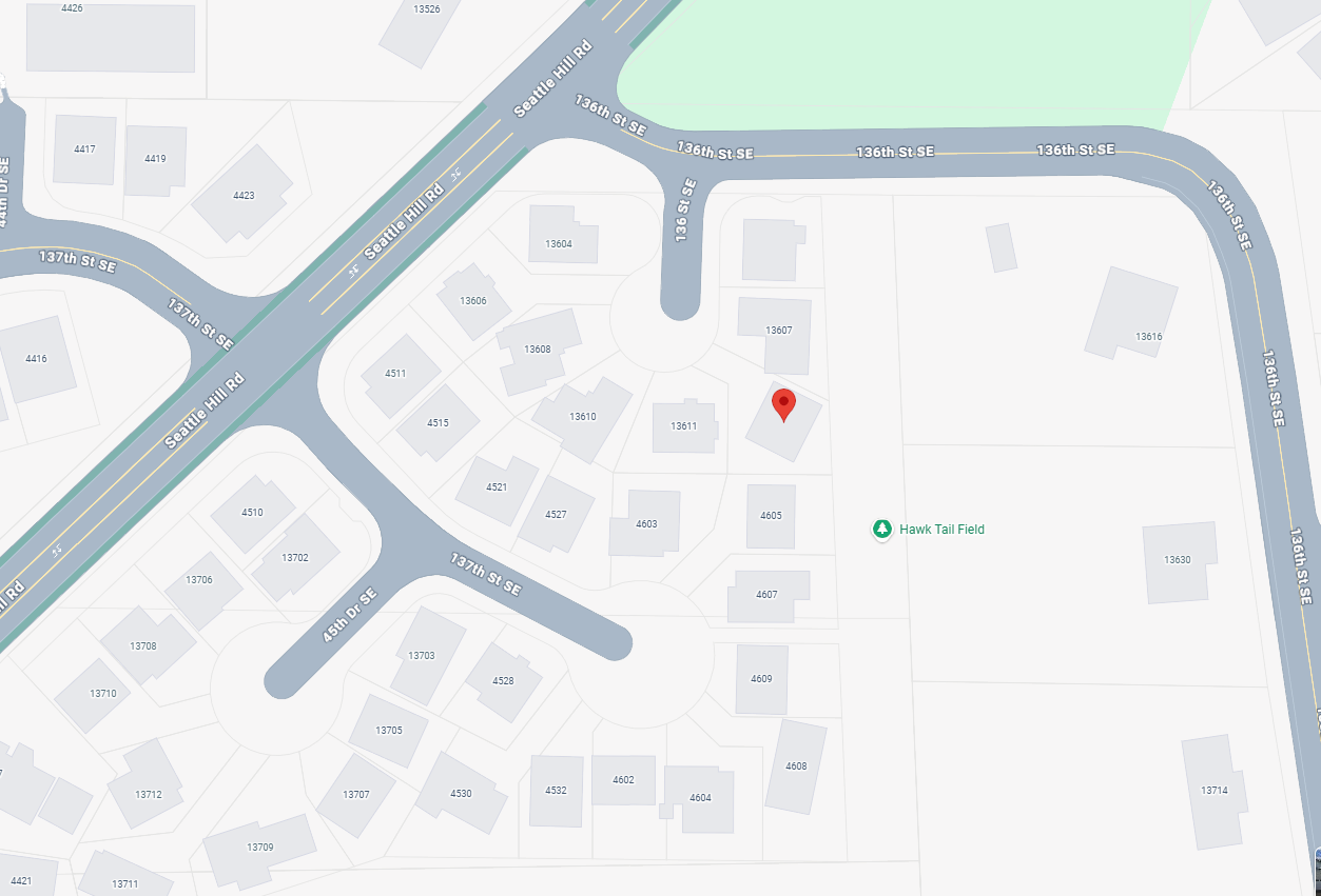 MAP - 13609 46th Avenue SE Snohomish, WA 98296