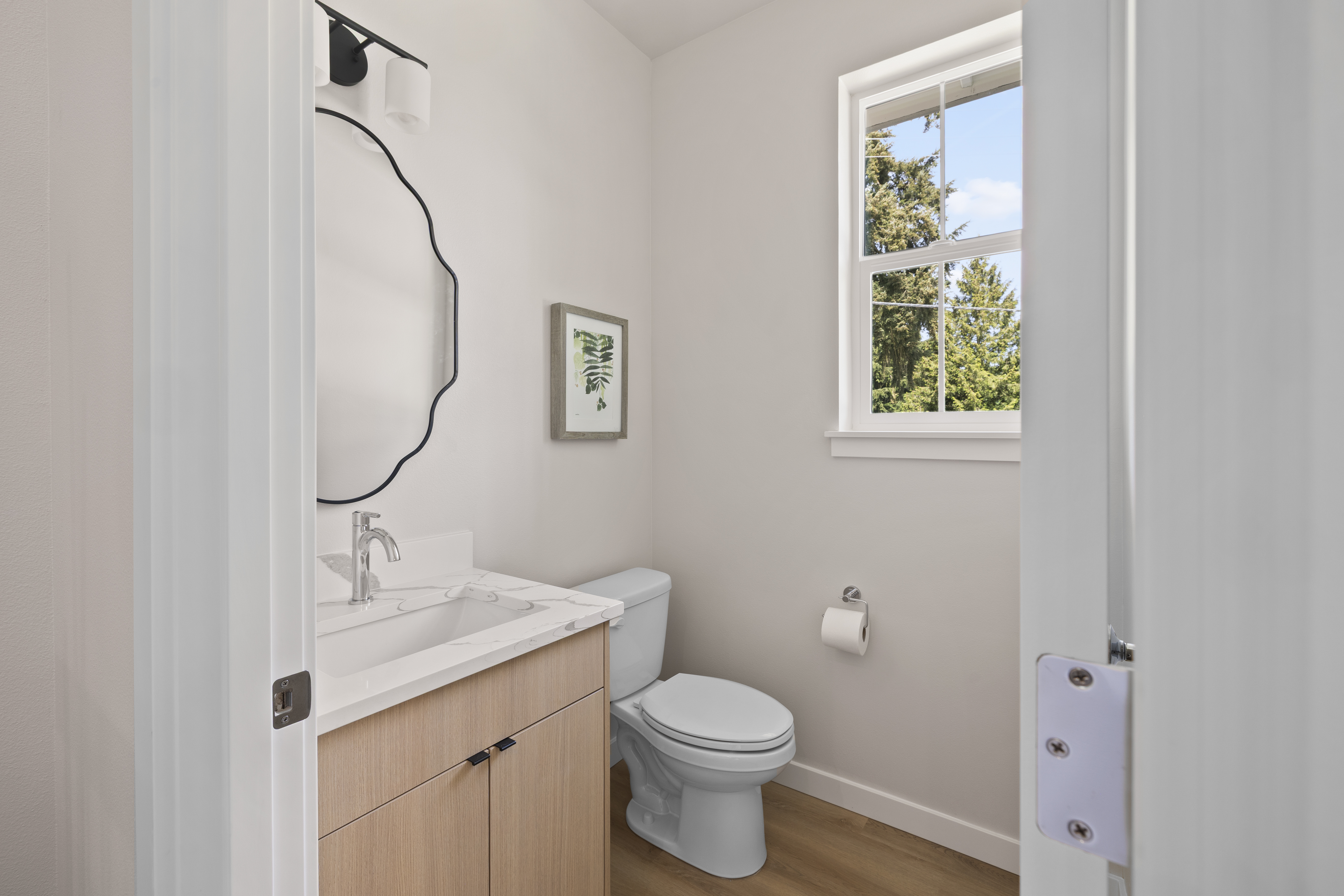 Powder Room at Unit B - 13329 Seattle Hill RD 98296 