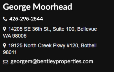 George Moorhead, Realtor/Broker 425-236-6777
