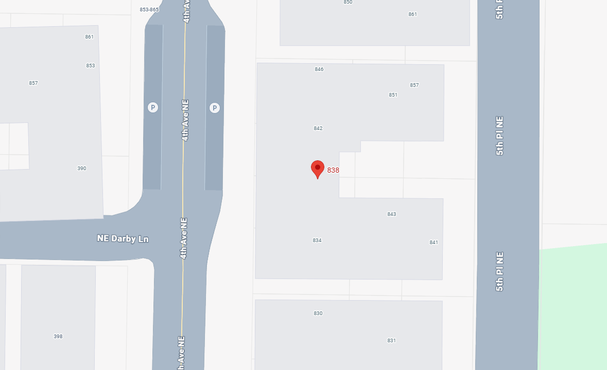 MAP - 838 4th Avenue NE Issaquah, WA 98029